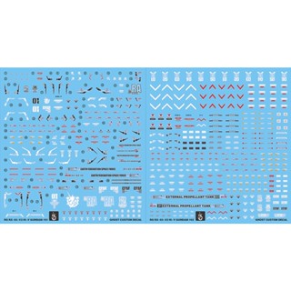 Yan สติกเกอร์สไลด์น้ํา 08 GHOST RG 1/144 RX-92-V2 Hi-v Noctilucent
