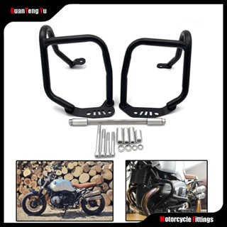 Motorcycle Highway Engine Guard Crash Bar Bumper Stunt Cage Frame Protector For BMW Rninet R9T R1200R R NineT R Nine 201