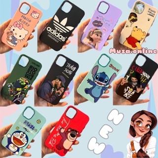 🤎🥐 Case Oppo รุ่น A54(4g) Reno8z(5G) A15 A5/A9(2020) พร้อมส่งค่ะ New case กำมะหยี่ขอบโครเมี่ยม ลายการ์ตูนน่ารัก 💛