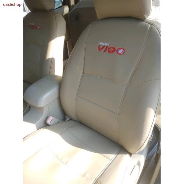 พร้อมส่งในไทยชุดหุ้มเบาะ  Toyota VIGO  ตรงรุ่น ฟิตเข้ารูป คู่หน้า หลัง หนัง เกรดพรีเมียม