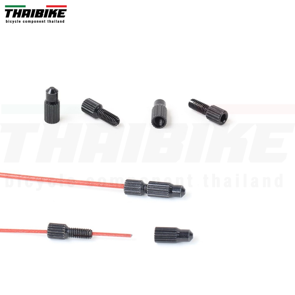 THAIBIKE หัวปิดปลายสายในเบรค สายในเกียร์จักรยาน แบบหมุน .ใช้ซ้ำได้ ราคา ถูกที่สุด ดีลบีเคเค แกลเลอรีภาพที่ 3