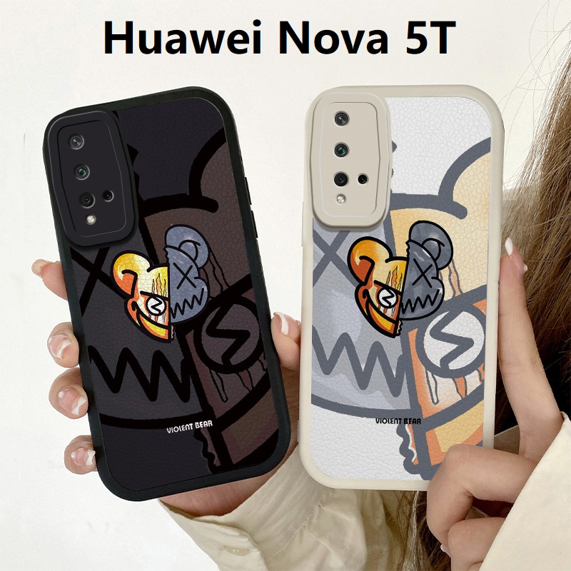 Winnie the Pooh Snoopy เคส Huawei Nova 7i Nova7 se Soft Case Edge Prints วินนี่เดอะพูห์ Nova5T เคสซิลิโคน Huawei Y7 Pro 2019 เคสโทรศัพท์ แบบนุ่ม Maruko