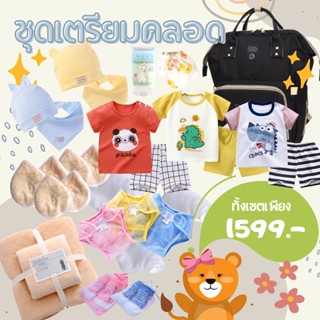 Gift Set กระเป๋าเตรียมคลอด ของใช้เด็กแรกเกิด ของขวัญเด็กแรกเกิด จัดเต็ม สุดคุ้ม 14 รายการ