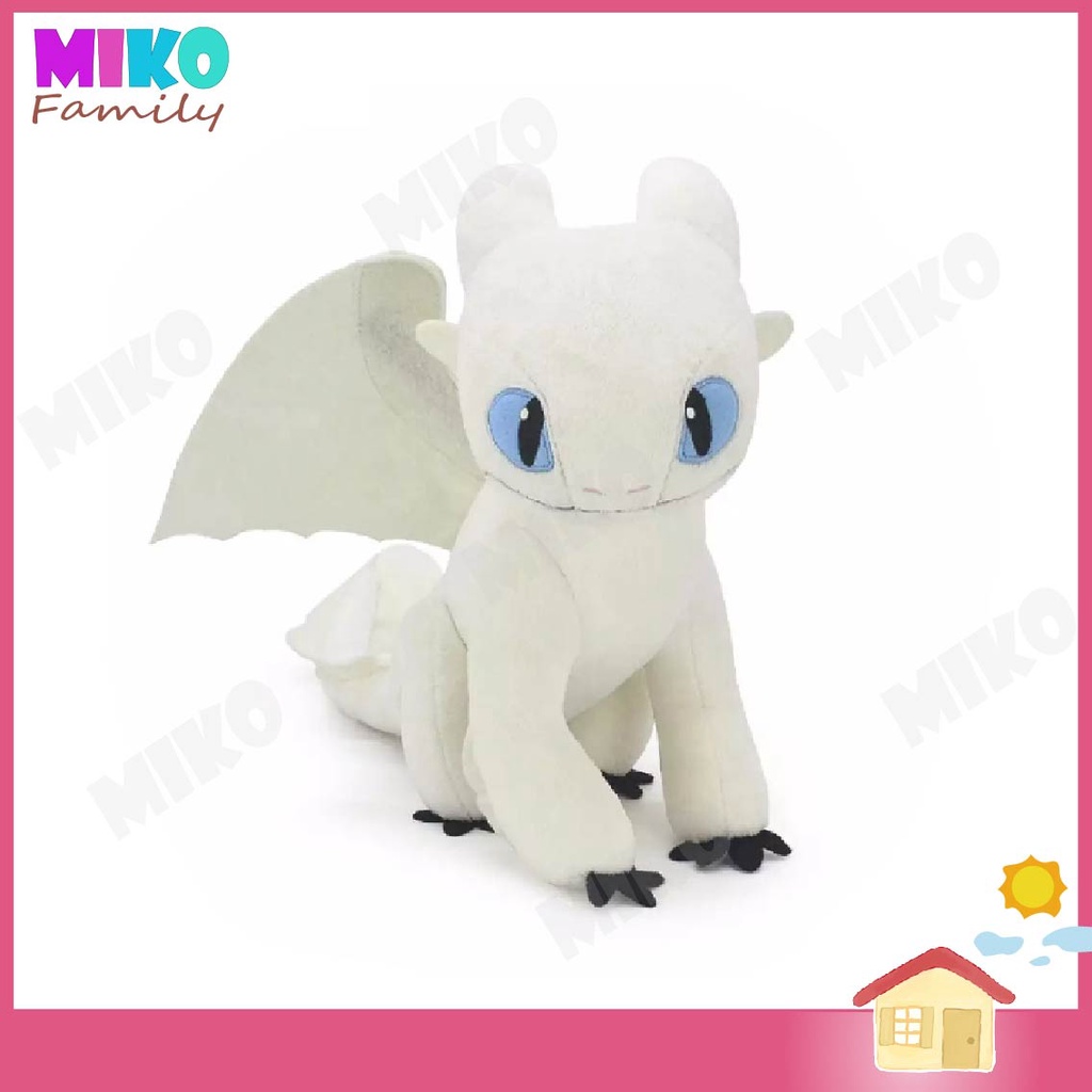 ตุ๊กตา มังกร Toothless - Light Fury เพลิงนวล How to train your dragon ของขวัญ ลิขสิทธิ์แท้