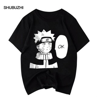 Tee เสื้อวินเทจผญ เสื้อยืดสีขาวเสื้อยืดผ้าฝ้าย แขนสั้น พิมพ์ลาย Naruto Ok L Arts 2022 สําหรับผู้ชาย