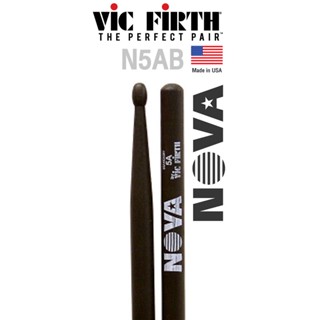 Vic Firth® N5AB ไม้กลอง NOVA 5A Hickory หัวไนลอน ( NOVA Drumsticks )