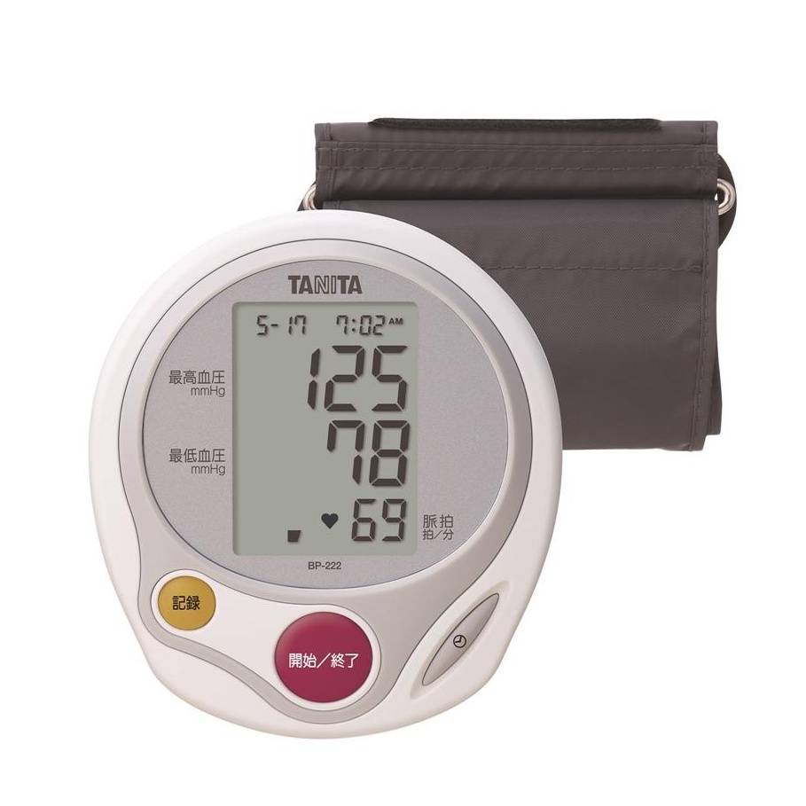 TANITA Blood Pressure เครื่องวัดความดันโลหิต รุ่น BP-222WH เครื่องวัดความดัน รับประกัน 3 ปี 18446