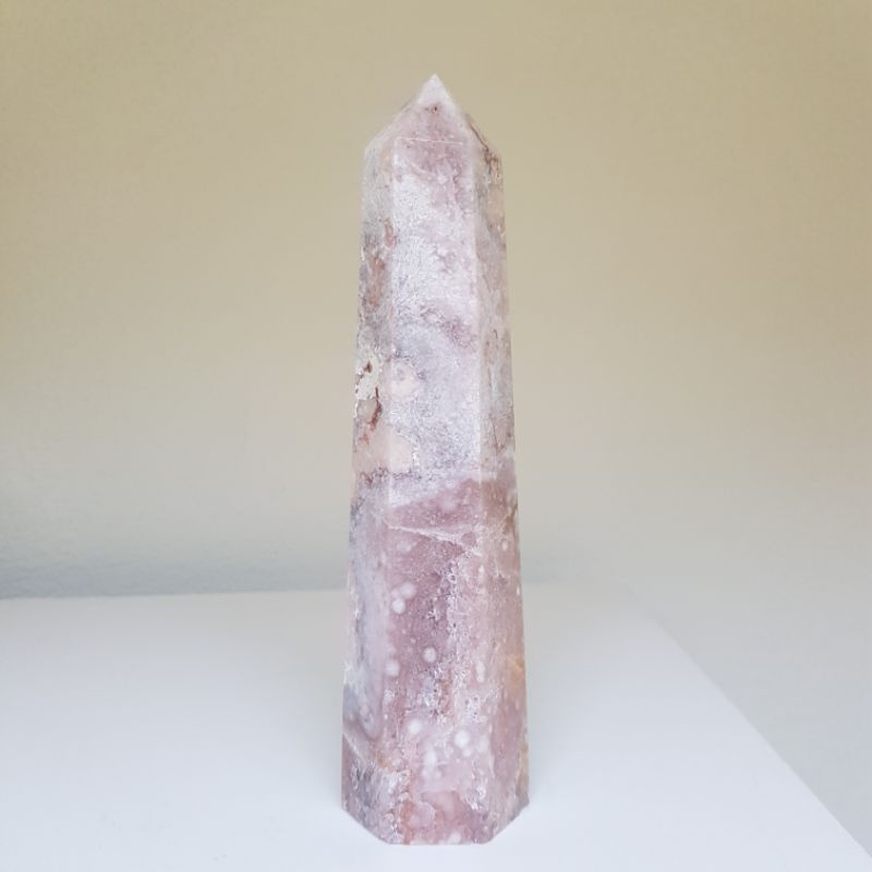 Flower Agate with Druzy