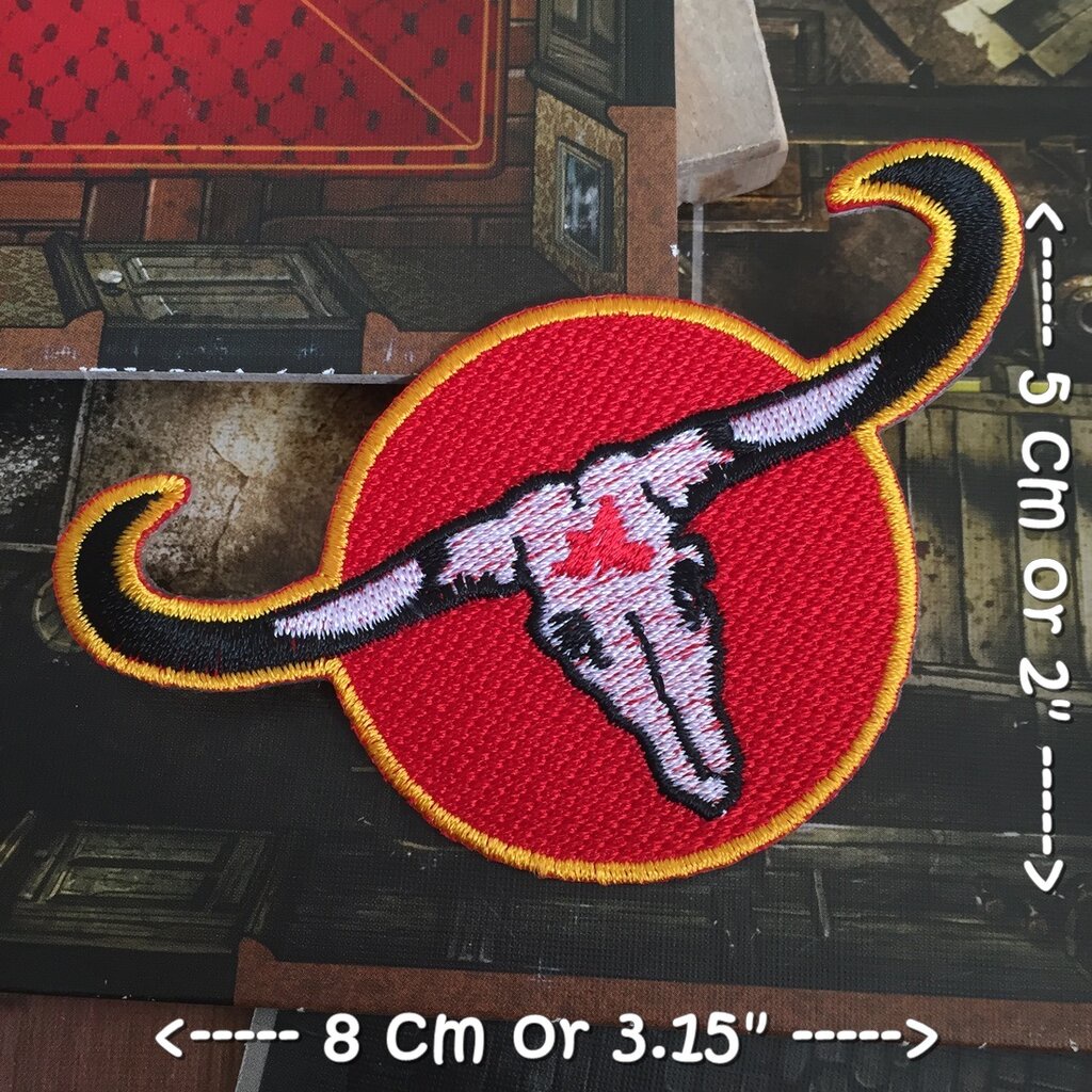 โลโก้ คาราบาว ตัวรีดแบบปัก อาร์มปัก ตัวรีดติดเสื้อ ตัวรีด ติดกระเป๋า ติดหมวก ติดแจ๊คเก็ต Hipster Iro