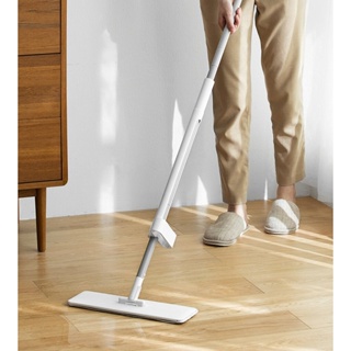 Omocha - Minimal flat mop ไม้ถูพื้นรีดน้ำ ไม้ถูพื้น ไม้ม็อบ วางตั้งได้