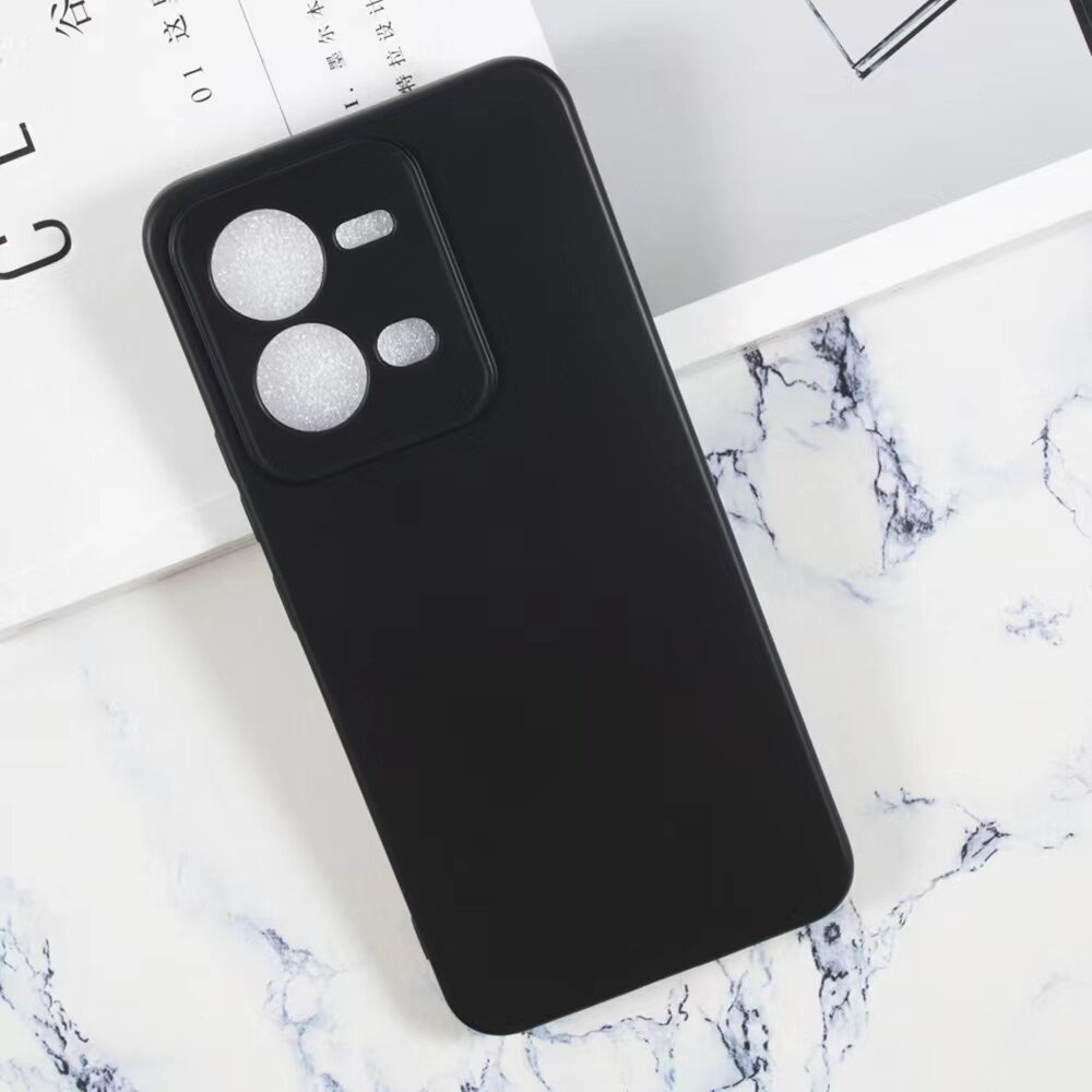 ส่งจากไทย เคสซิลิโคนสีดําเเบบนิ่ม ใช้สำหรับ OPPO A98 5G  ออฟโบ้  A98 5G คลุมกล้อง ต้านเชื้อแบคทีเรีย TPU CASE