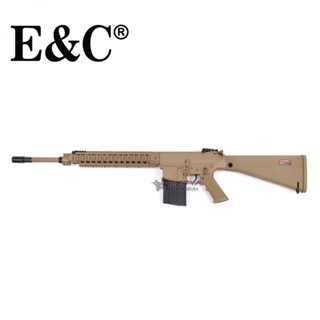 E&amp;C 901 DE S2 KAC M110 SASS AEG ไฟฟ้า สีทราย แถมลูกบีบี ~ 1,000. นัด ,ของเล่นบีบีกัน