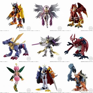 [ลดราคาทั้งร้าน] Bandai กล่องอาหาร ของเล่นไข่ฝ่ามือ SHODO Digimon Battle Tyrannosaurus Steel Garuru Omega Beast.Shipment Over 199 [ไม่รวมค่าจัดส่ง]