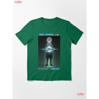 New Anime Character Yuma Kuga Essential T-Shirt เสื้อยืดพิมพ์ลายการ์ตูนมังงะ ดผ้าเด้ง คอกลม cotton ความนิยม discount Uni