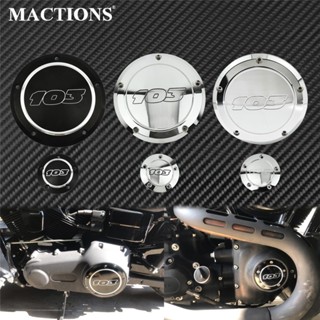 Motorcycle 103 Derby Timing Engine Clutch Side Cover Black/Chrome For Harley Touring Dyna Softail Electra Glide Street B