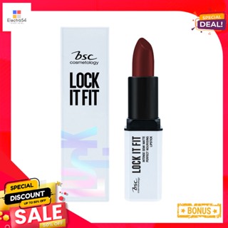 บีเอสซีล็อคอิทฟิตเซมิแมทลิปอาร์อาร์BSC LOCK IT FIT SEMI MATTE LIP RR