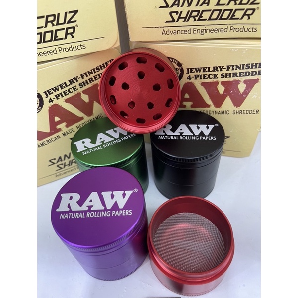 🔥ส่งฟรี🔥 เครื่องบดสมุนไพร raw grinder ตัวบด ตัวบดสมุนไพร แท้100% ที่บดสมุนไพร เท่าที่ใช้มาของraw ดีส