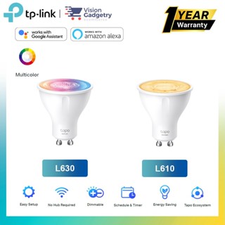 หลอดไฟสปอตไลท์ TP-Link Tapo L610 L630 Smart GU10 Wifi หรี่แสงได้ หลากสี