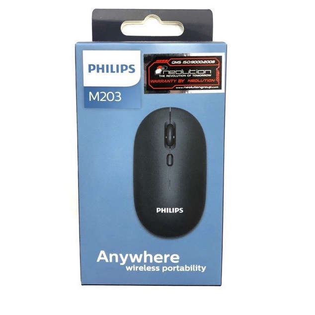 Philips เม้าไร้สายusb Wireless Mouse รุ่นM203 (SPK7203)