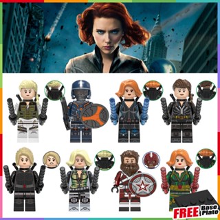 Black Widow Minifigures Red Guardian Yelena Belova Taskmaster Iron Maiden Marvel ของเล่นของขวัญ Mini Figures X0289