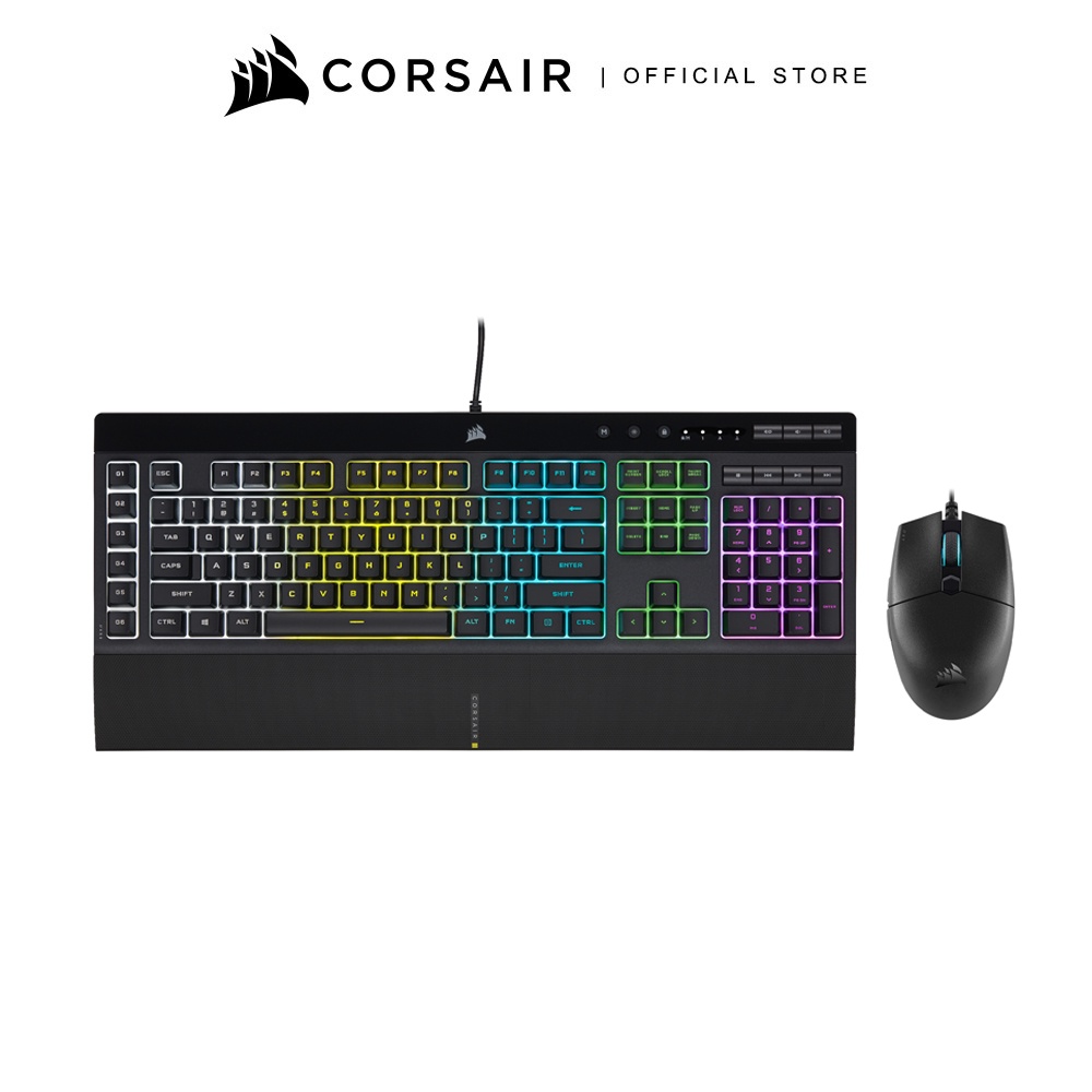 Corsair Keyboard & Mouse K55 RGB PRO + KATAR PRO Gaming Bundle (TH