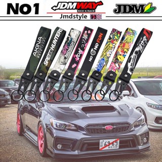 ใหม่ พวงกุญแจรถยนต์ ผ้าไนล่อน ลาย Osaka Kanjo สไตล์ Jdm สําหรับ Wangan Midnight Akina Initial D