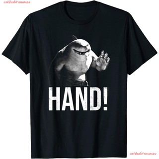 แฟชั่นที่กำหนดเอง The Suicide Squad Hand Shark T-Shirt เดอะ ซุยไซด์ สควอด เสื้อยืดพิมลาย cotton คอกลม  เสื้อยืดแฟชั่น เส