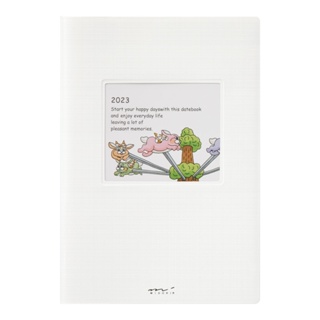 MIDORI Pocket Diary B6 Vehicle 2023 (D22190006) / ไดอารี ปี 2023 ขนาด B6 ลายยานพาหนะ แบรนด์ MIDORI จากประเทศญี่ปุ่น