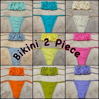 Bikini 2 Piece บิกินี่ เซ็ท2ชิ้น รุ่นอกย่นห่วง