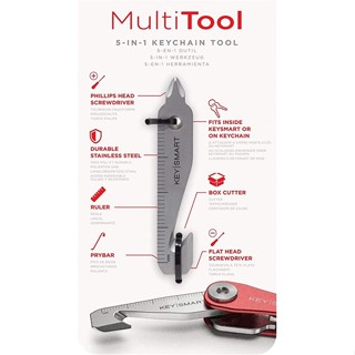 อุปกรณ์เสริมพวงกุญแจ KeySmart MultiTool - 5-in-1 Multi-Purpo…