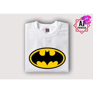 เสื้อยืดสีพื้น เสื้อวินเทจผญ เสื้อยืดพิมพ์ลาย 1BATMAN สําหรับผู้ชายและผู้หญิง Pns เสื้อยืดเด็กผช Tee