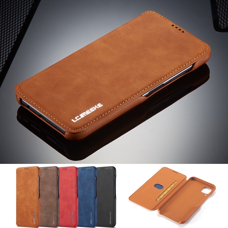Huawei P40 P30 P20 Lite Case Magnetic Flip Phone Case For Huawei P20 P30 P40 Pro Case Leather Vintage Wallet Case On Hua