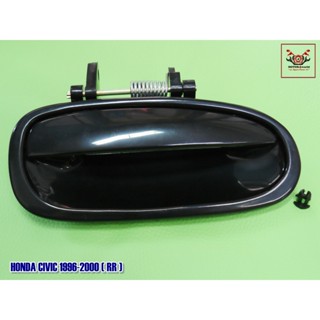 HONDA CIVIC year 1996-2000 OUTER DOOR HANDLE OUTSIDE REAR RIGHT (RR) "BLACK"  // มือจับนอก ด้านหลังขวา สีดำ สินค้าคุณภาพ