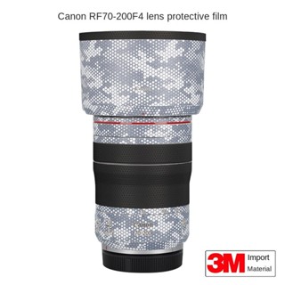 สติกเกอร์ฟิล์ม ลายพราง ป้องกันเลนส์กล้อง สําหรับ Canon RF70-200 F4 Canon 70200 3M