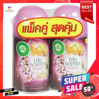 WIN HOMEE รีฟิลเครื่องพ่นสเปรย์ปรับอากาศในบ้าน AIR WICK ดีไลท์ 250 มล. แพ็คคู่