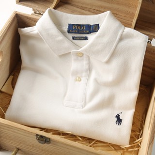 พร้อมส่ง เสื้อยืดแขนสั้นลําลอง คอปกโปโล ผ้าฝ้ายแท้ ปักลาย Ralph Lauren Daigou แฟชั่นฤดูร้อน สไตล์คลาสสิก สําหรับผู้ชาย และผู้หญิง