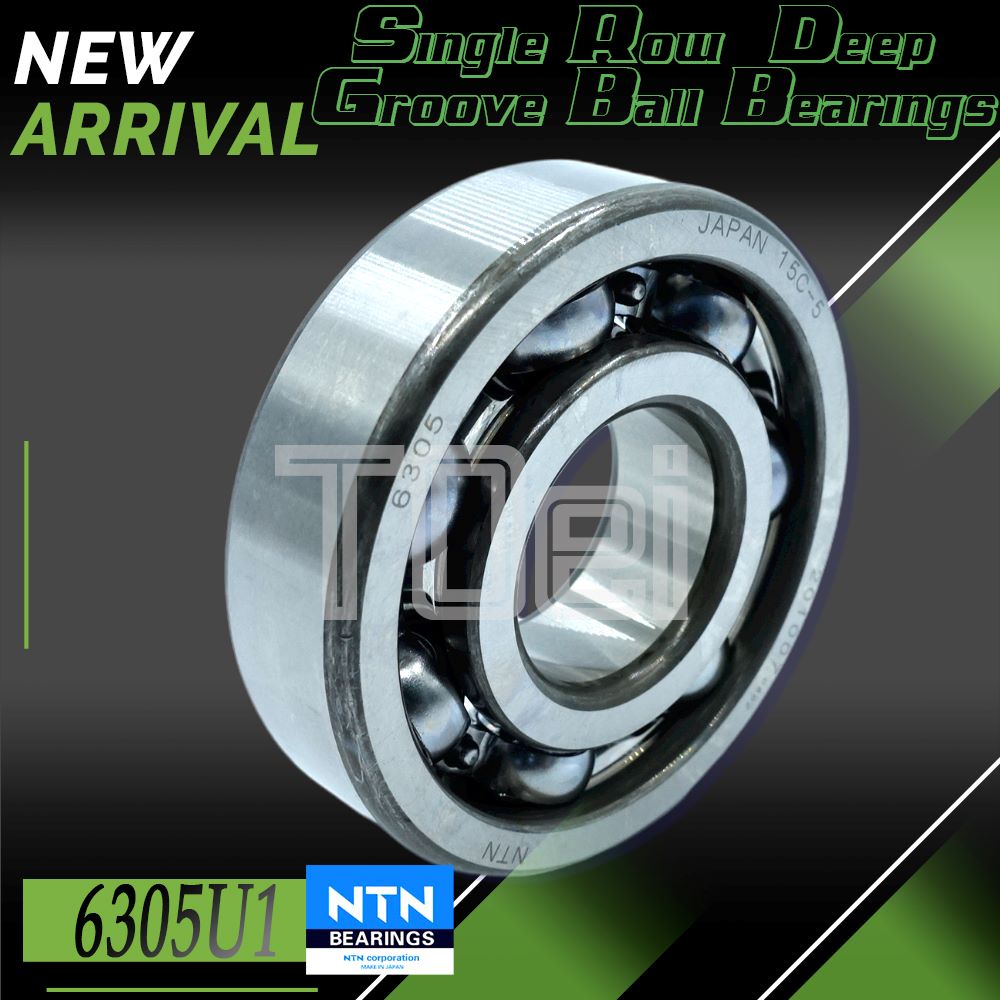 DIJAMIN JAPAN NTN!! 6305U1 6305 U1 6305 d-25.00mm x D-62.0.00mm X B-17.00mm ญี่ปุ่น NTN BEARING