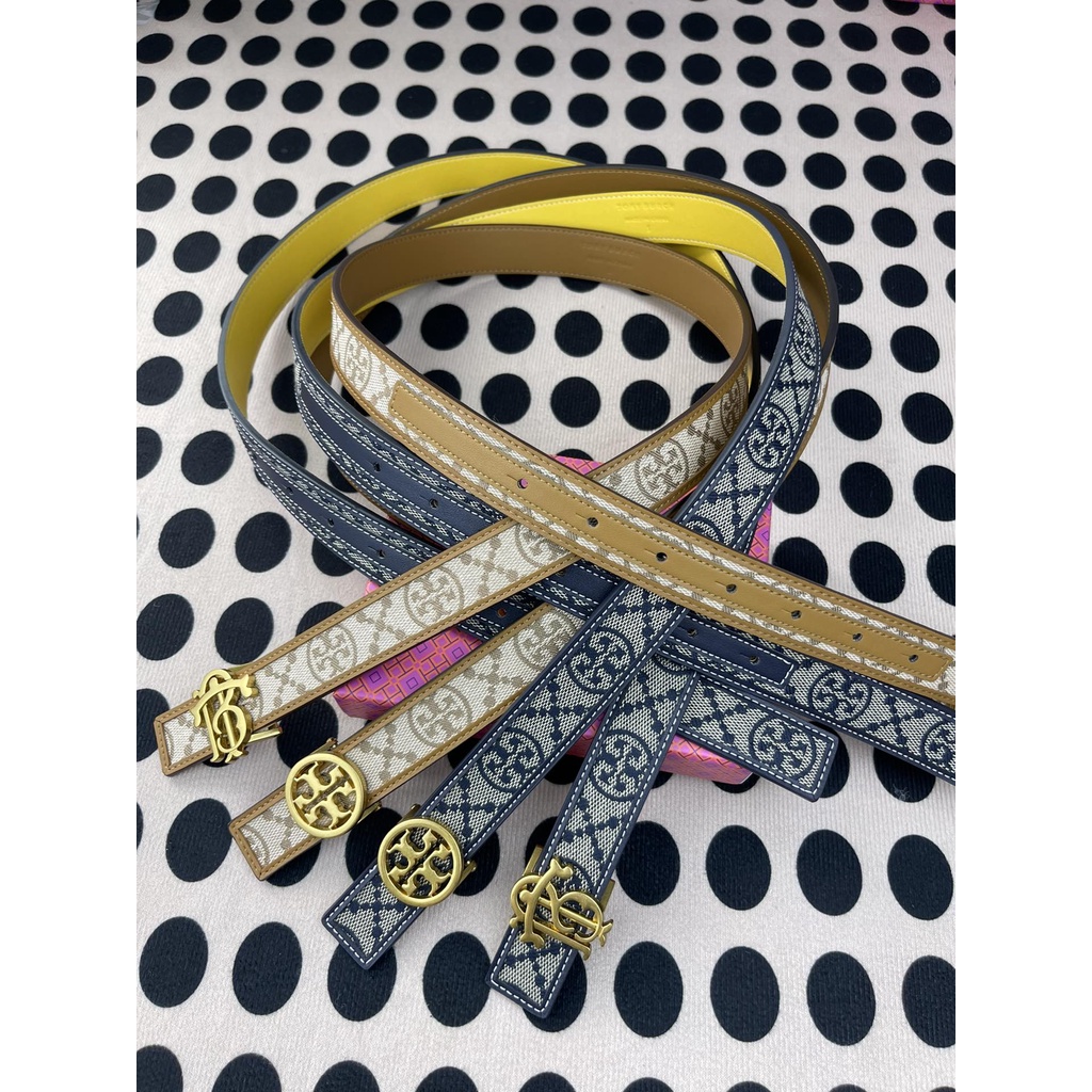 Tory burch belt เข็มขัดหนังผู้หญิง