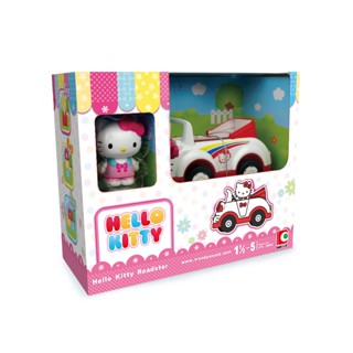 Hello Kitty เฮลโลคิตตี้ชุดต่อกับรถเปิดประทุน รุ่นKT-040233