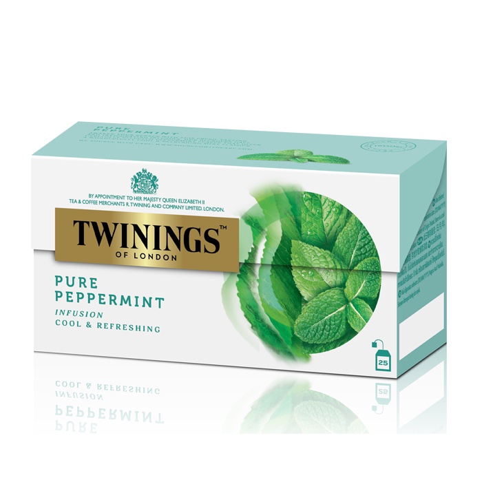 Twinings Pure Peppermint Tea ชาทไวนิงส์ เพียว เปปเปอร์มินท์