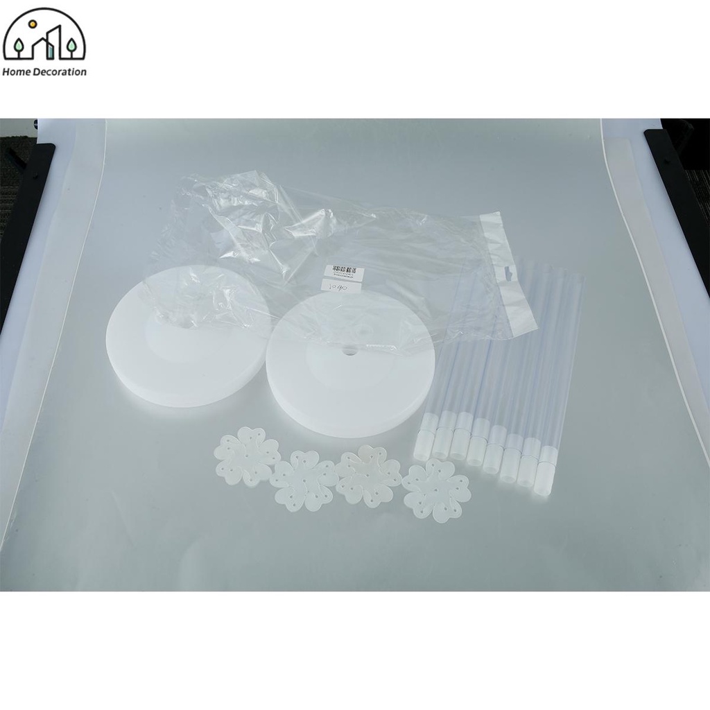 2 ชุดบอลลูนคอลัมน์ขาตั้งชุด 8.4ft ความสูงบอลลูน Arch ขาตั้งชุดฐานเสาและคลิปดอกไม้บอลลูนแบบใช้ซ้ําได้