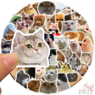 50ชิ้น/เซ็ต ❉ Q สติ๊กเกอร์อิโมจิแมวคนดังทางอินเทอร์เน็ตตลก 02 ❉ DIY แฟชั่นสติ๊กเกอร์ Doodle กันน้ํา