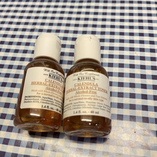 Kiehls Calendula Herbal Extract Toner Alcohol-Free 40ml สูตรไร้แอลกอฮอล์