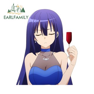 Earlfamily สติกเกอร์ ลายกราฟฟิค Engage Kiss กันน้ํา 13 ซม. x 10.6 ซม. สําหรับติดตกแต่งตู้เย็น แล็ปท็อป รถยนต์