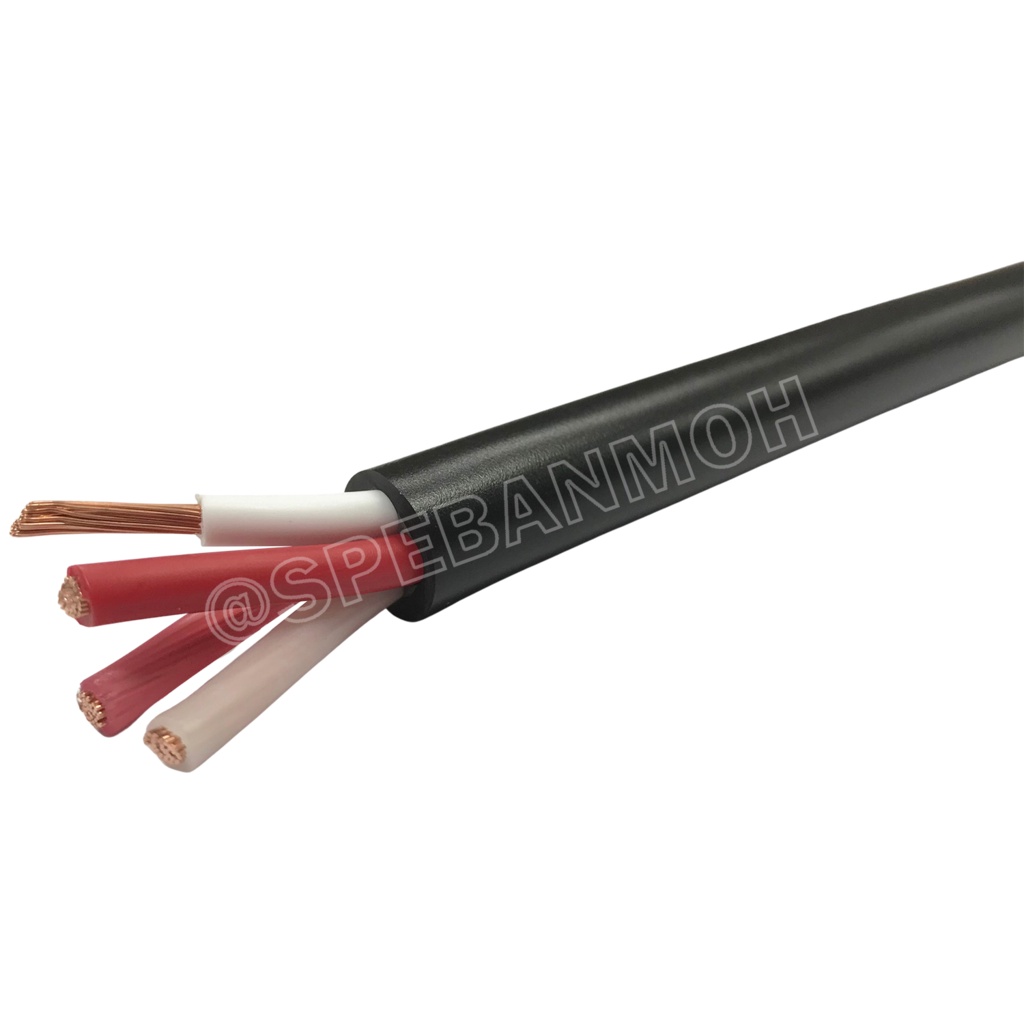 [ 1เมตร ] 4S12F สีดำ Black สายลำโพง Canare 4C x 13AWG 2.63 sq.mm. สายลำโพง สายลำโพง Bi-Wire Canare 4S12F Star Quad 4 … ราคา ถูกที่สุด ดีลบีเคเค แกลเลอรีภาพที่ 7
