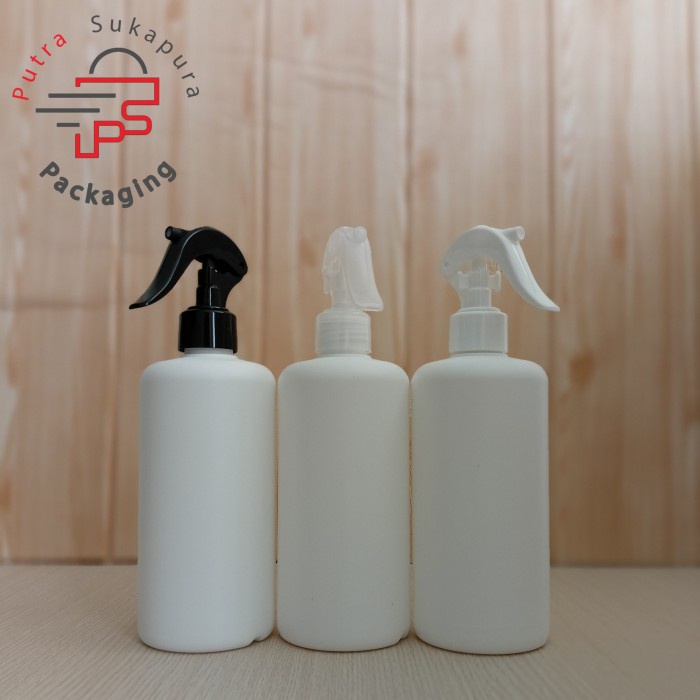 คอขวดทริกเกอร์สีขาว hdpe ขนาด 500 มล. 28/คอม้า 28 itd