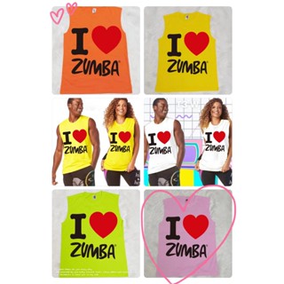 Zumba zumba ZW I Love zumba เสื้อกล้าม ผ้าฝ้าย พลัสไซซ์ สไตล์สปอร์ต ฟิลิปปินส์ มาเลเซีย เวียดนาม ฟิลิปปินส์ พลัสไซซ์ สําหรับผู้ชาย ผู้หญิง