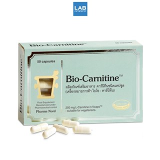 Pharma Nord Bio-Carnitine 50 Capsules - ฟาร์มา นอร์ด ไบโอ-คาร์นิทีน 1 กล่อง บรรจุ 50 แคปซูล