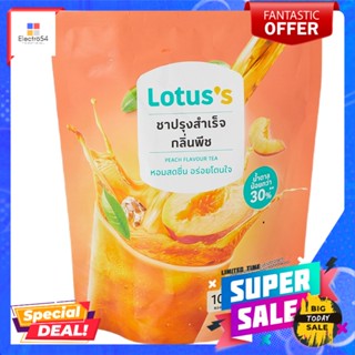 โลตัส ชากลิ่นพีช 15กรัมX10ซองLOTUSS INSTANT TEA PEACH FLAVOR 15GX10S.