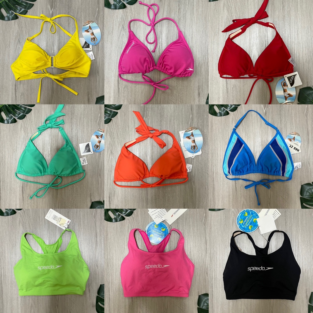 C020👙บรา สปอร์ตบรา BSC speedo แท้🔥ลดล้างสต็อค size M L XL XXL บิกินี่ บราสาวอวบ bra bikini one two p